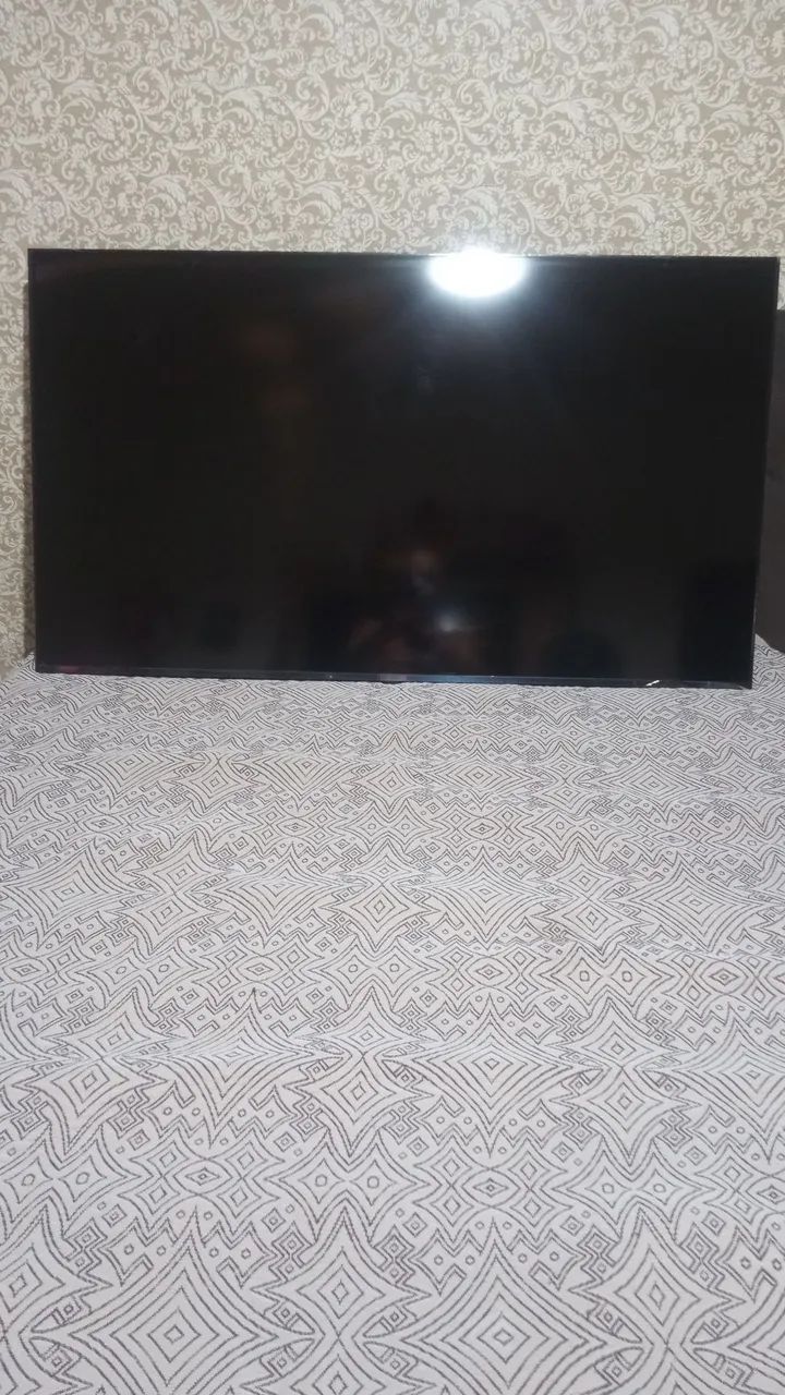 TV Samsung 55 polegadas smart tela com trincado para peças - Foto 3