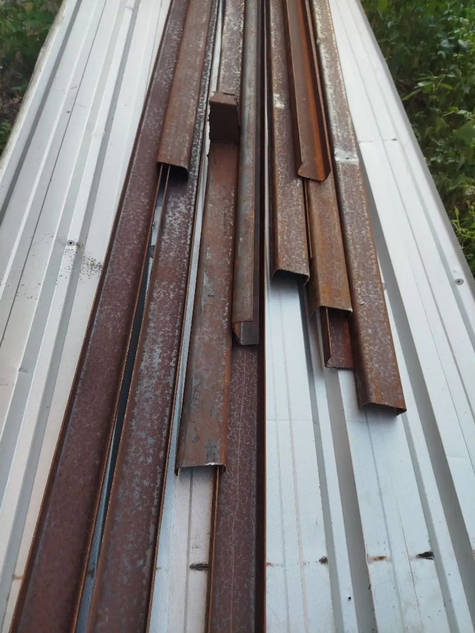 Iron Roof Tiles and Iron Beams