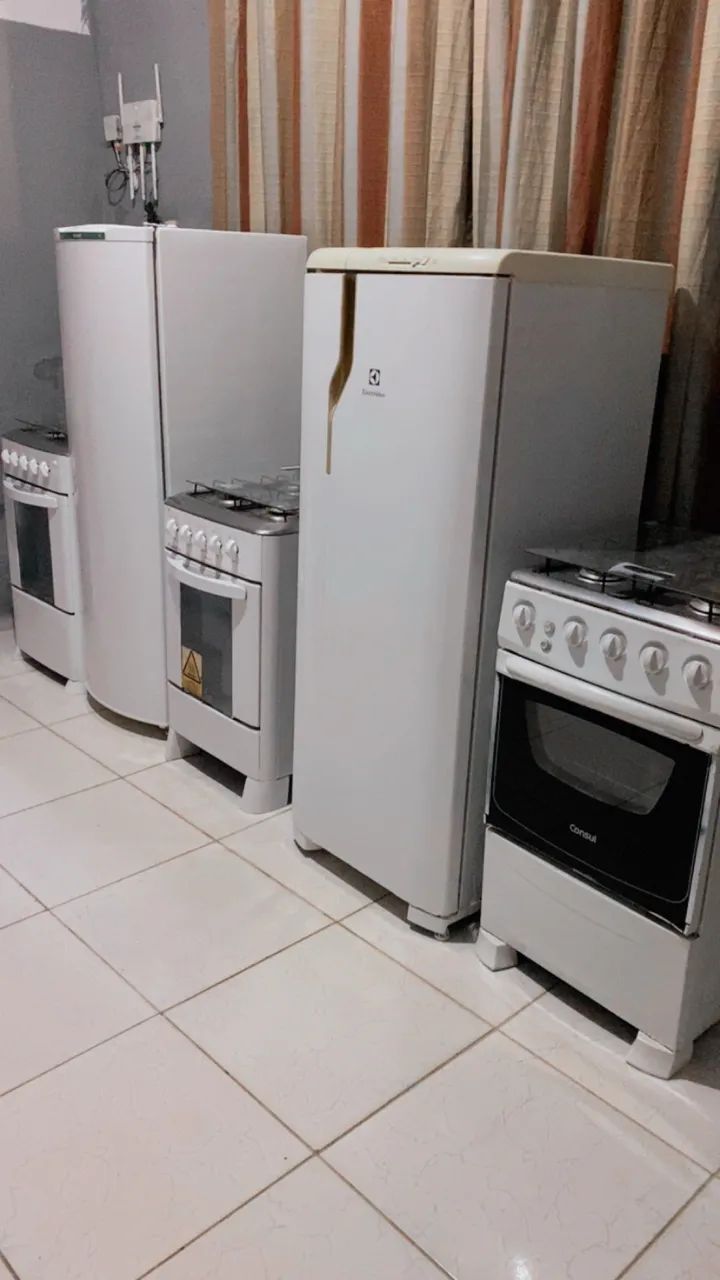 Geladeira + Fogão revisados, em perfeito funcionamento,. Valor a partir de 750,00 - Foto 2