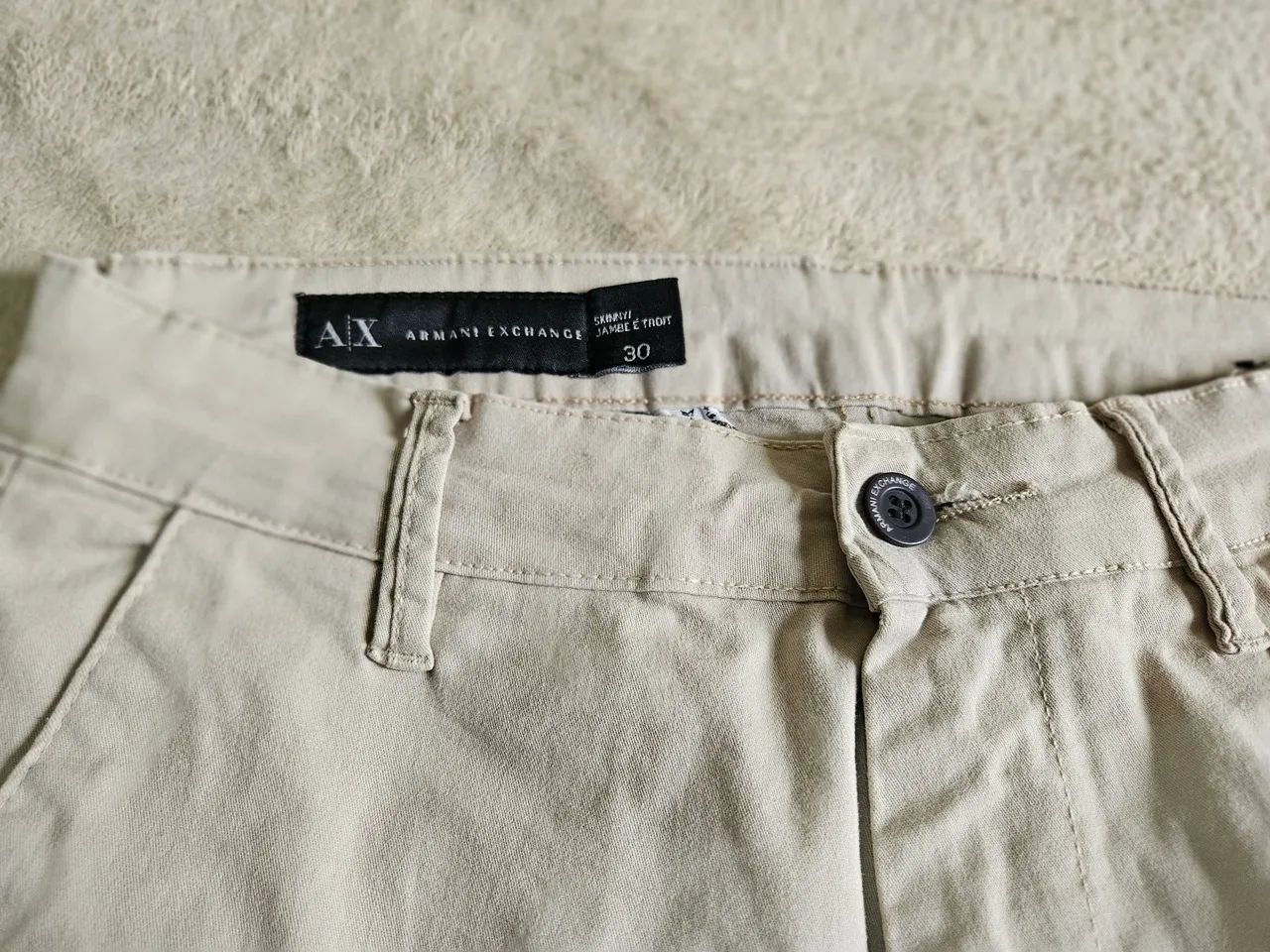 Calça Sarja Armani Bege