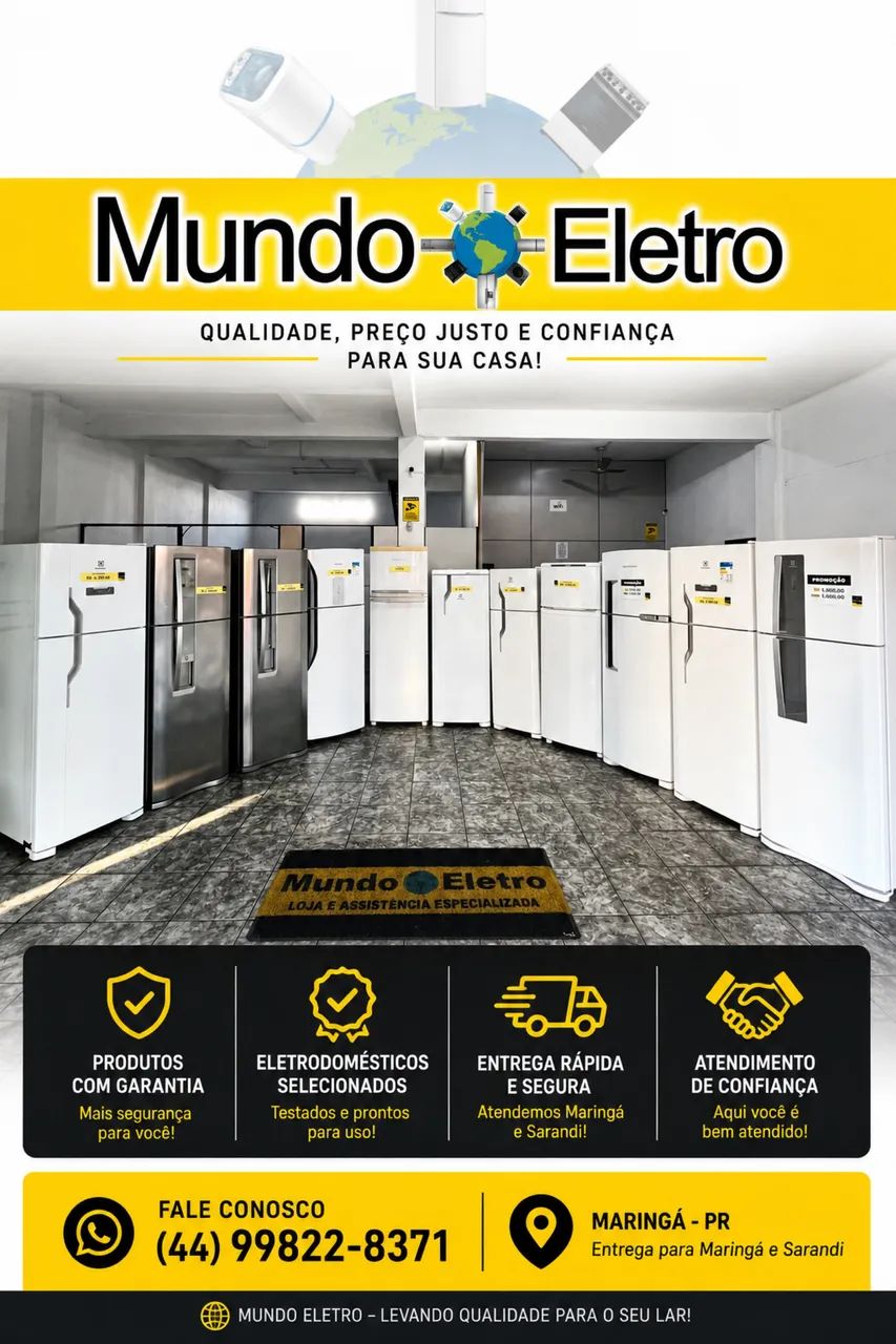 Temos várias GELADEIRA USADA 