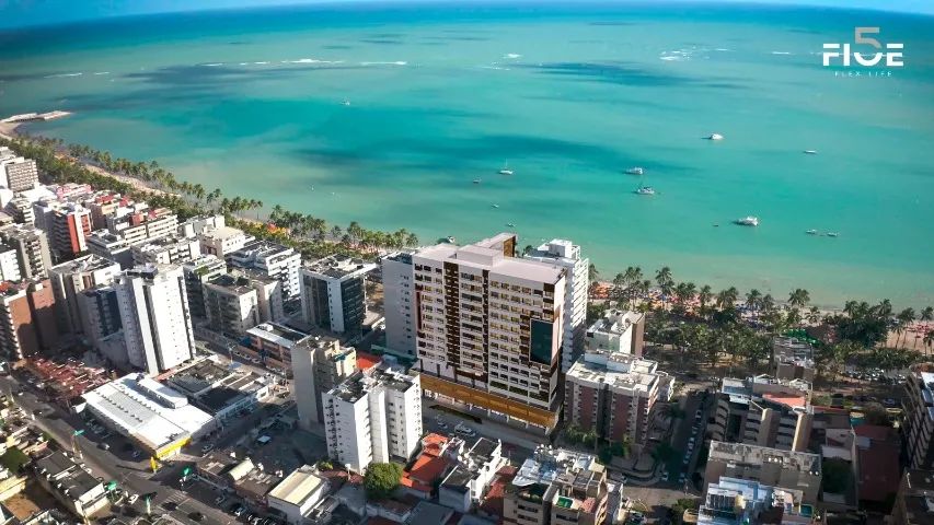 Edifício FIVE Beira-Mar Ponta Verde - R$ 300 Mil Abaixo - Foto 2