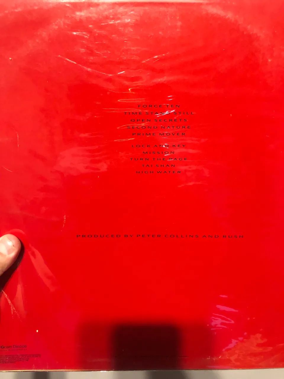 Vinil Hold your fire - Rush - Foto 2