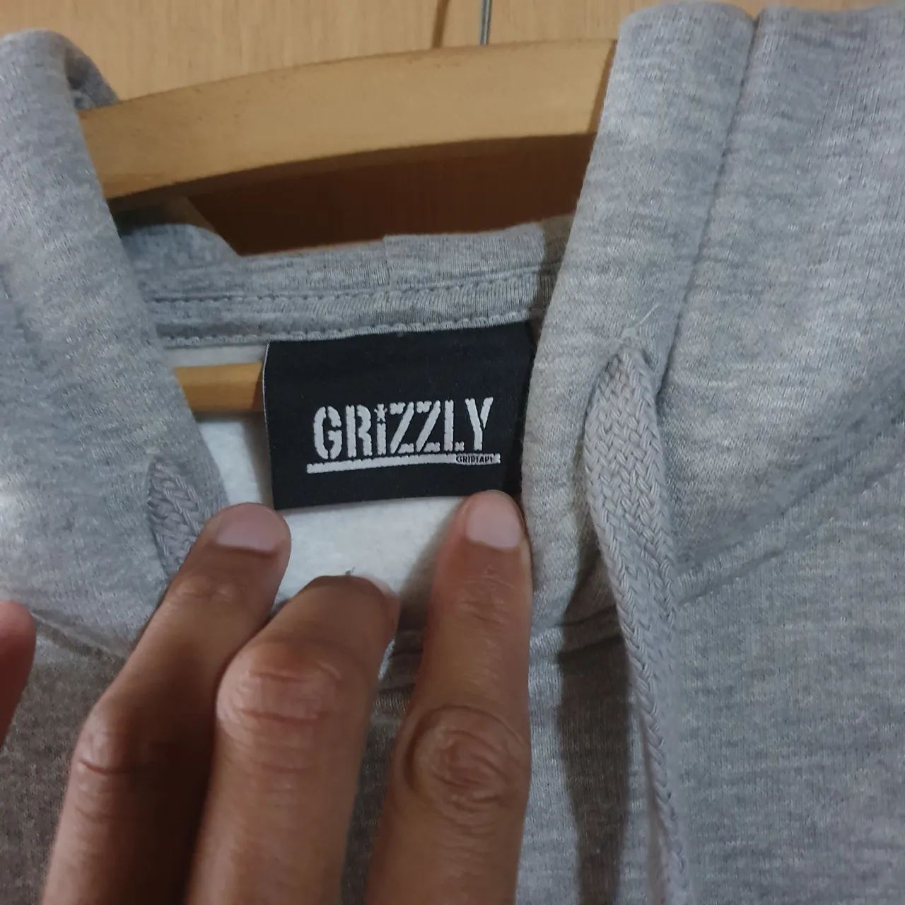 Blusa Moletom Grizzly Cinza Nova - Foto 4