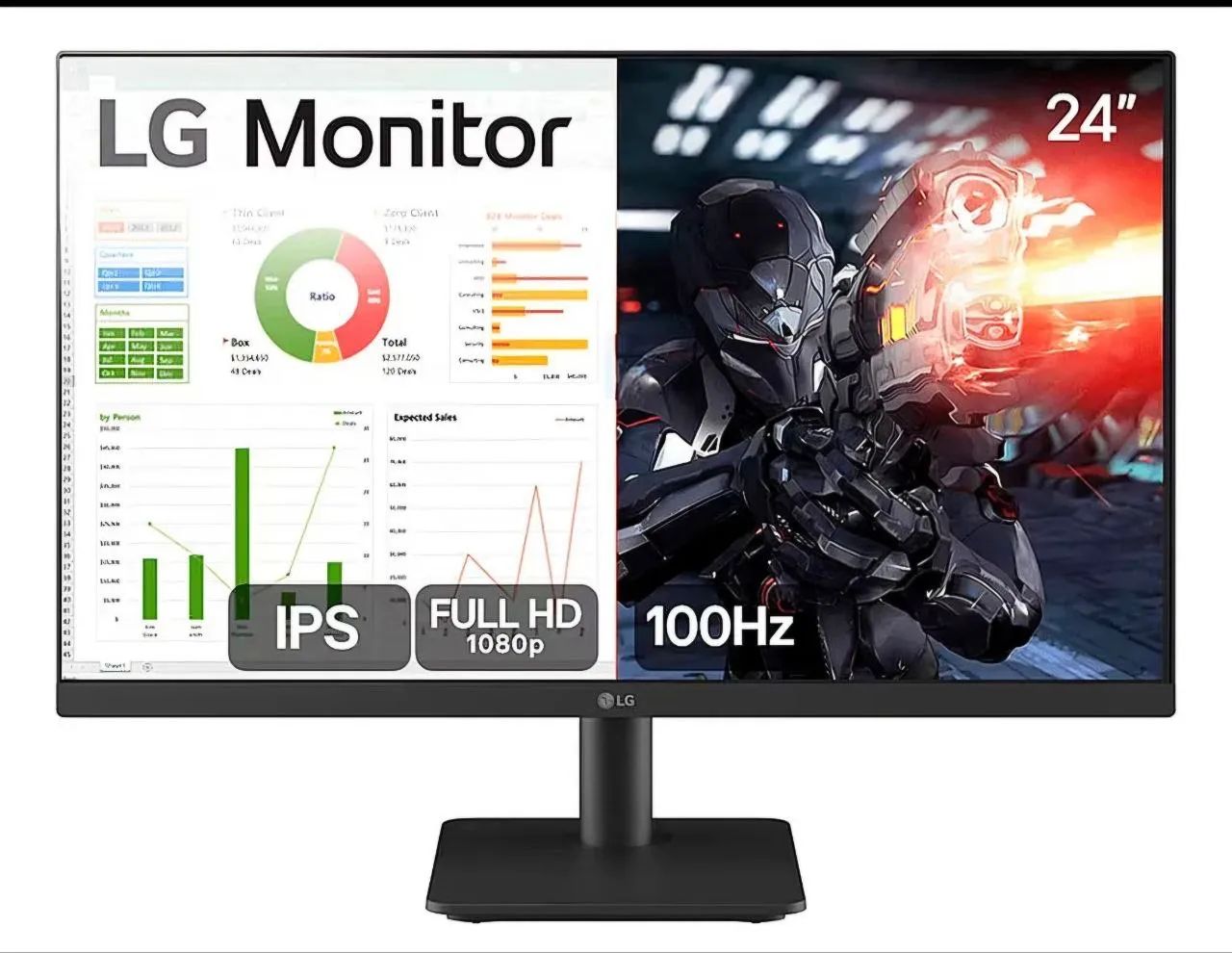 ? Monitor LG 24? IPS Full HD 100Hz - Modelo 24MS500-B