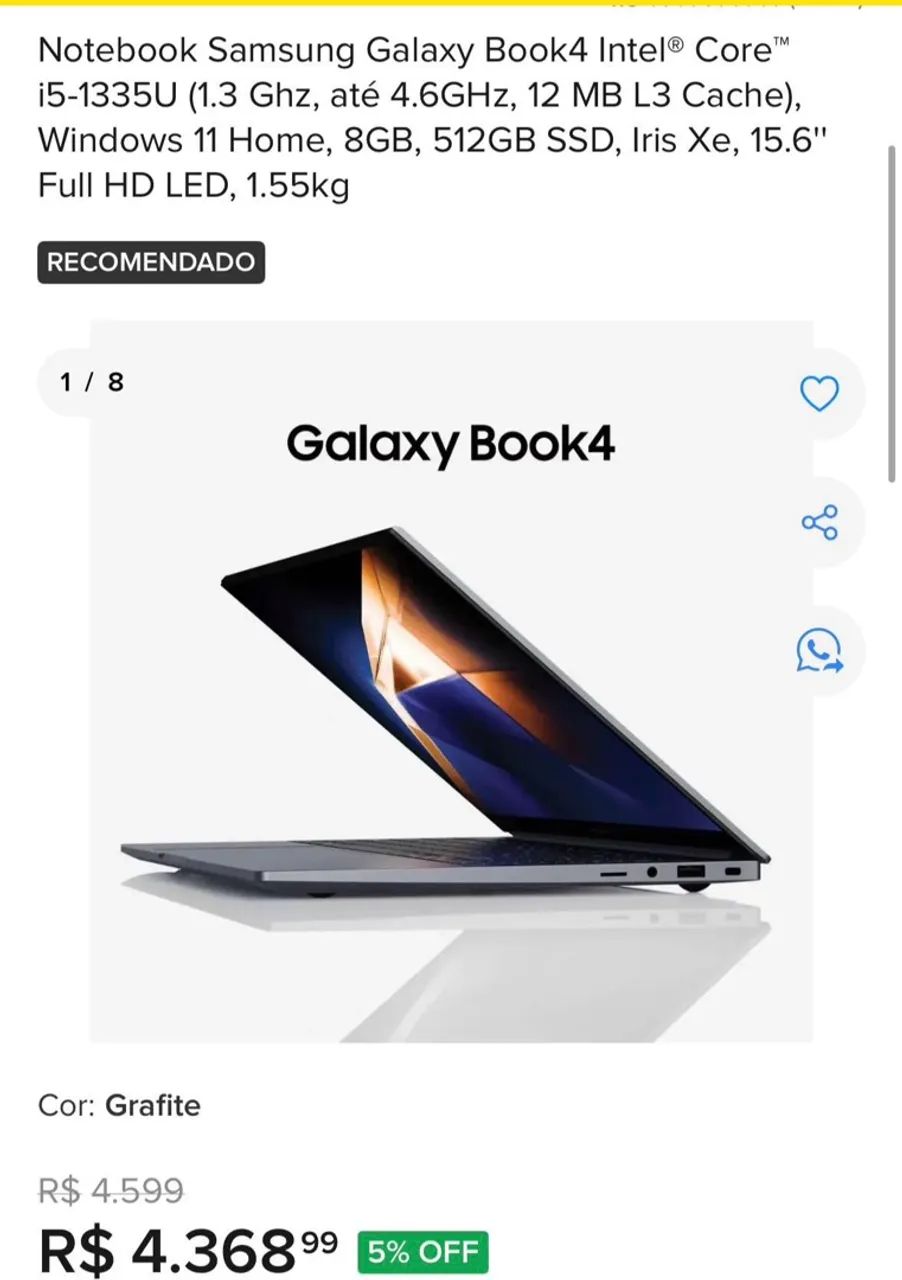 Notbook galaxy book  - Foto 3
