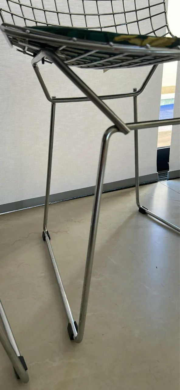 Cadeiras cromadas Bertoia  - Foto 4