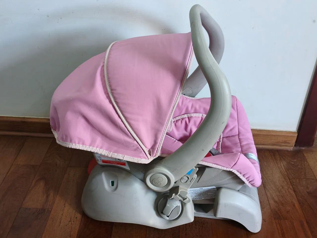 Bebê Conforto Galzerano Rosa + base - Foto 2