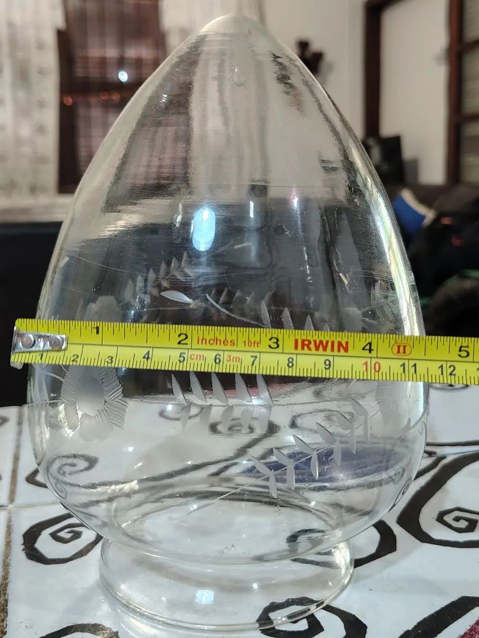 2 Cúpulas de Vidro Antigas elegantes usadas - Foto 5