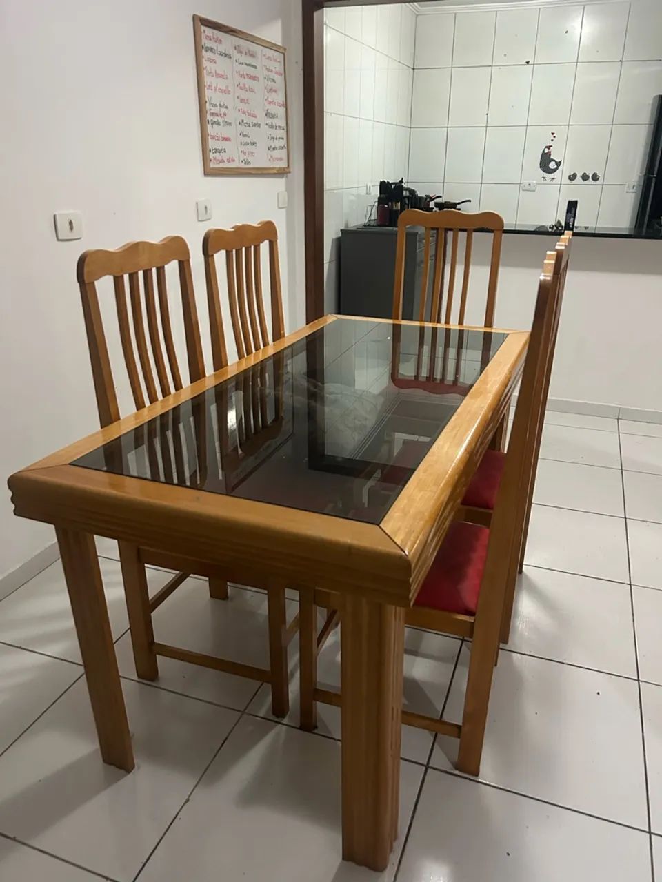 Mesa 5 cadeiras 
