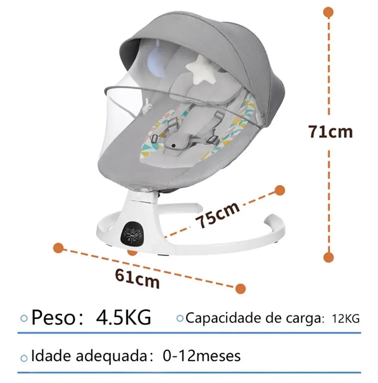Cadeira elétrica de balanço  - Foto 2