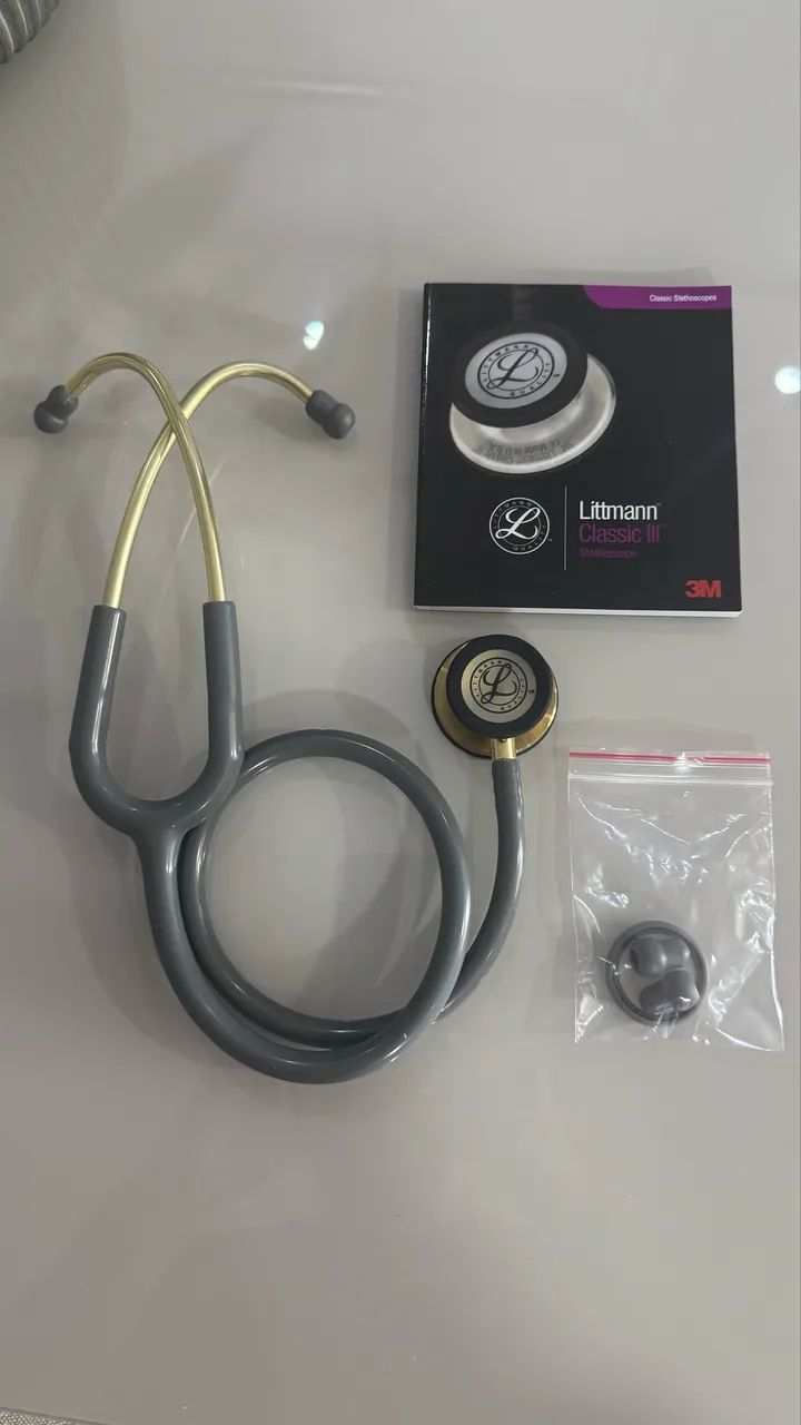 Estetoscópio Littmann Classic III cinza - Foto 2
