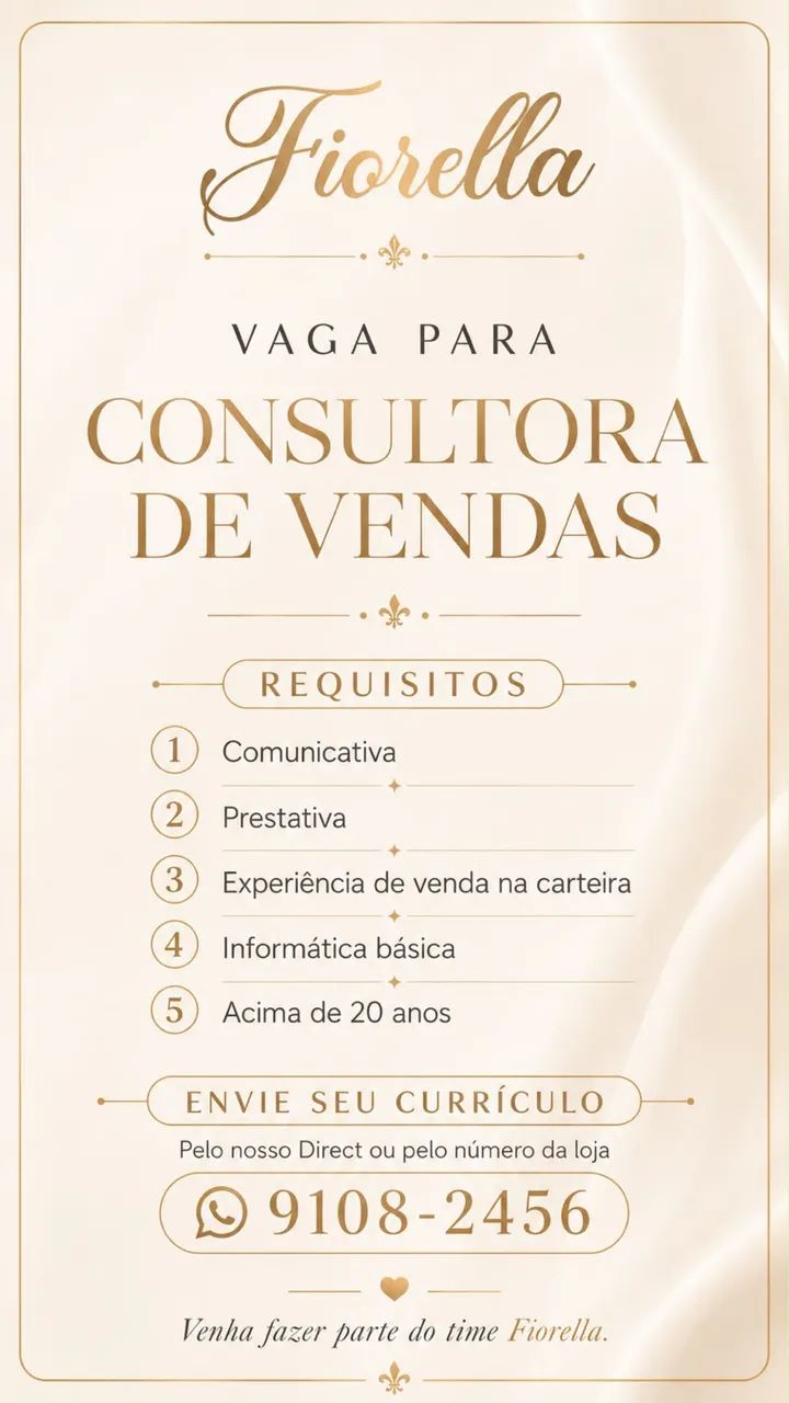 Vaga de emprego 