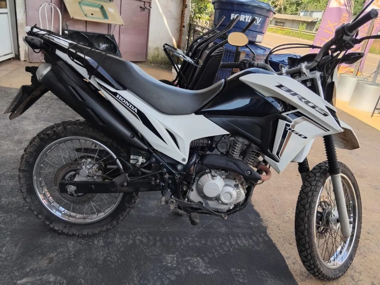 Moto Bros 160 cor branco  - Foto 3