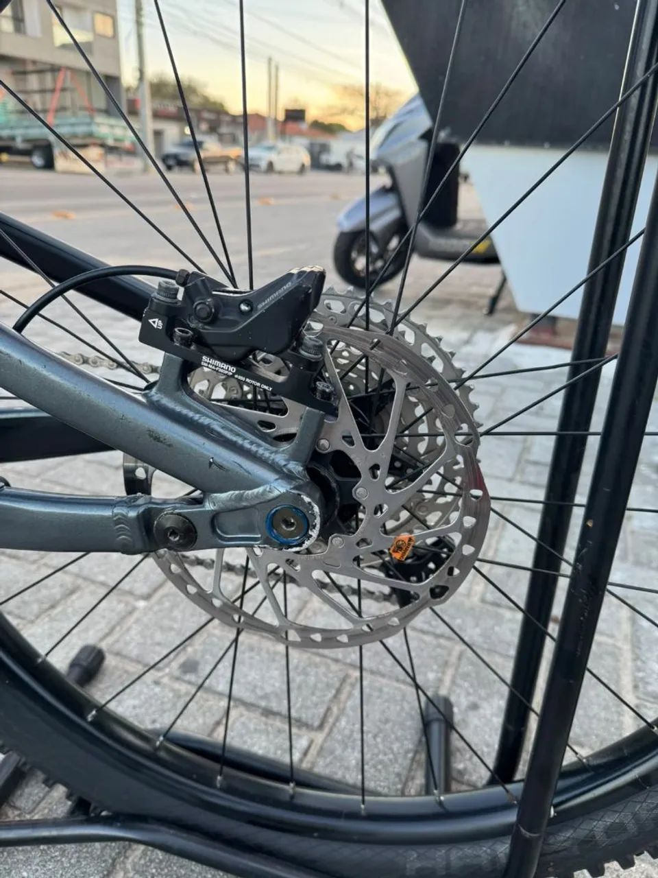 Bicicleta Elétrica Caloi FS E-vibe Full Suspension  - Foto 3