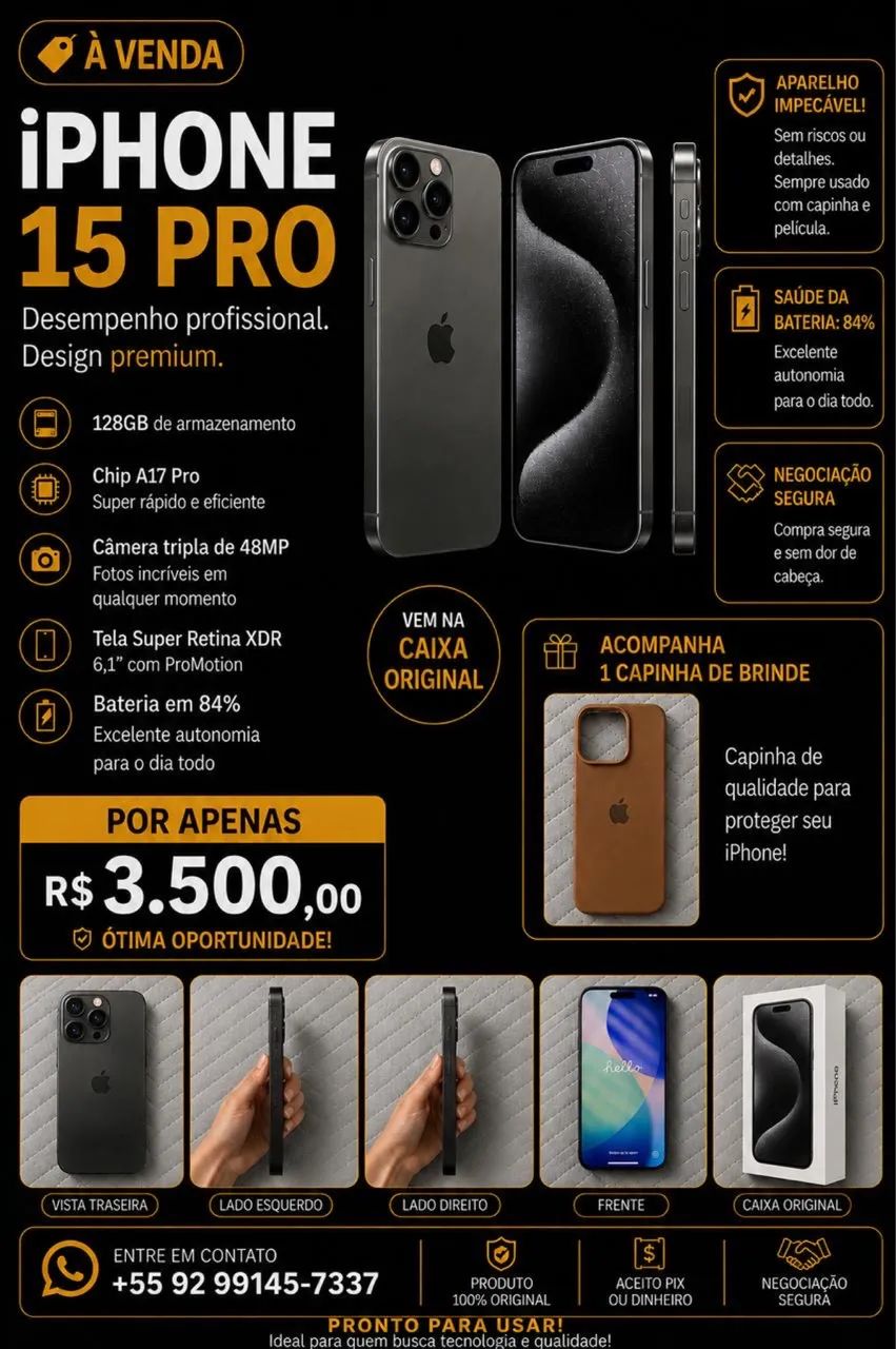 iPhone 15 pro  - Foto 2