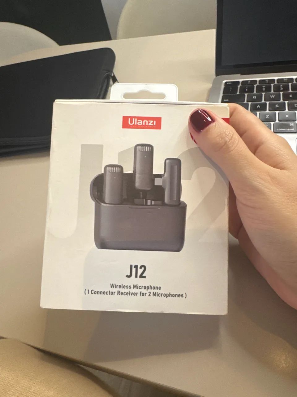 Microfone de lapela ULANZI J12 - Lightning