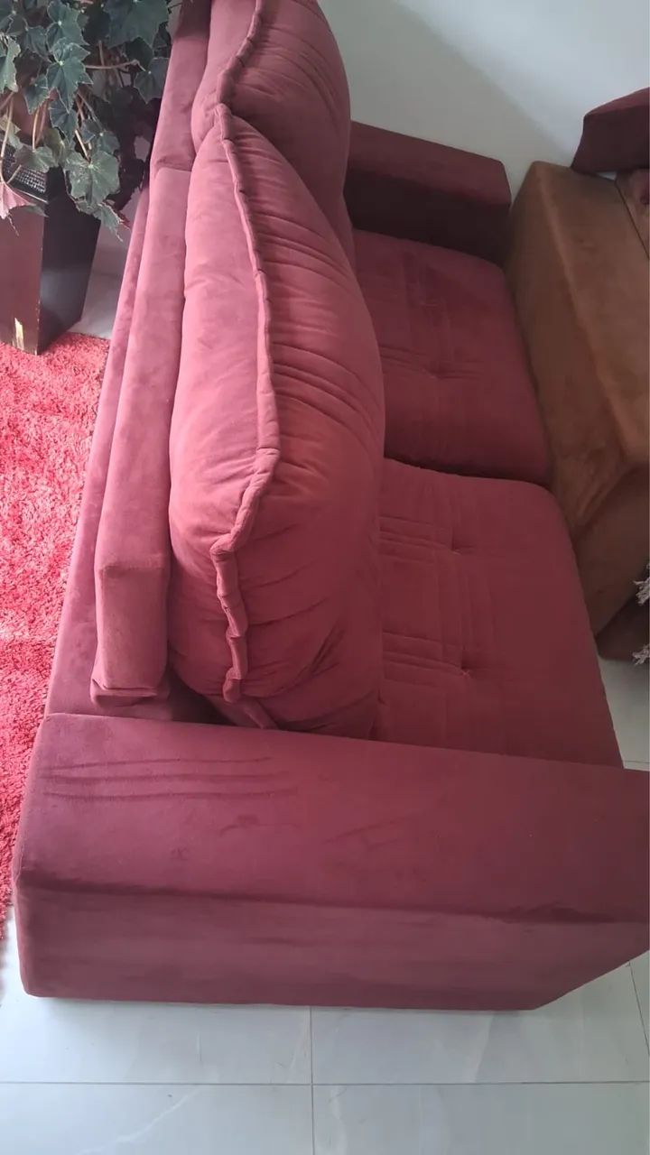 Vendo sofá retrátil de 3 lugares 