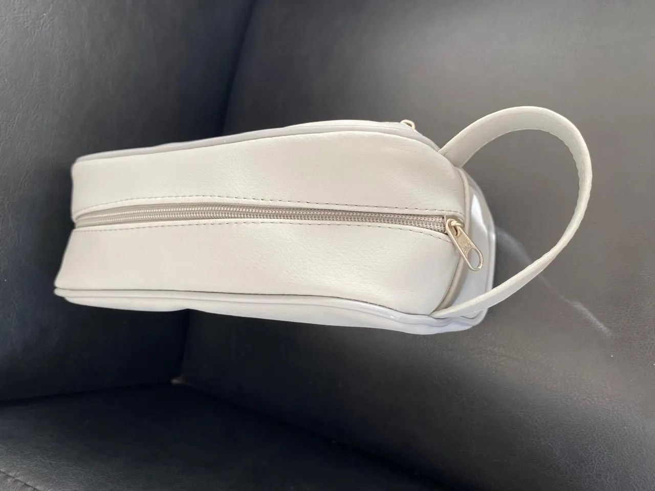 Necessaire branca corino  - Foto 3