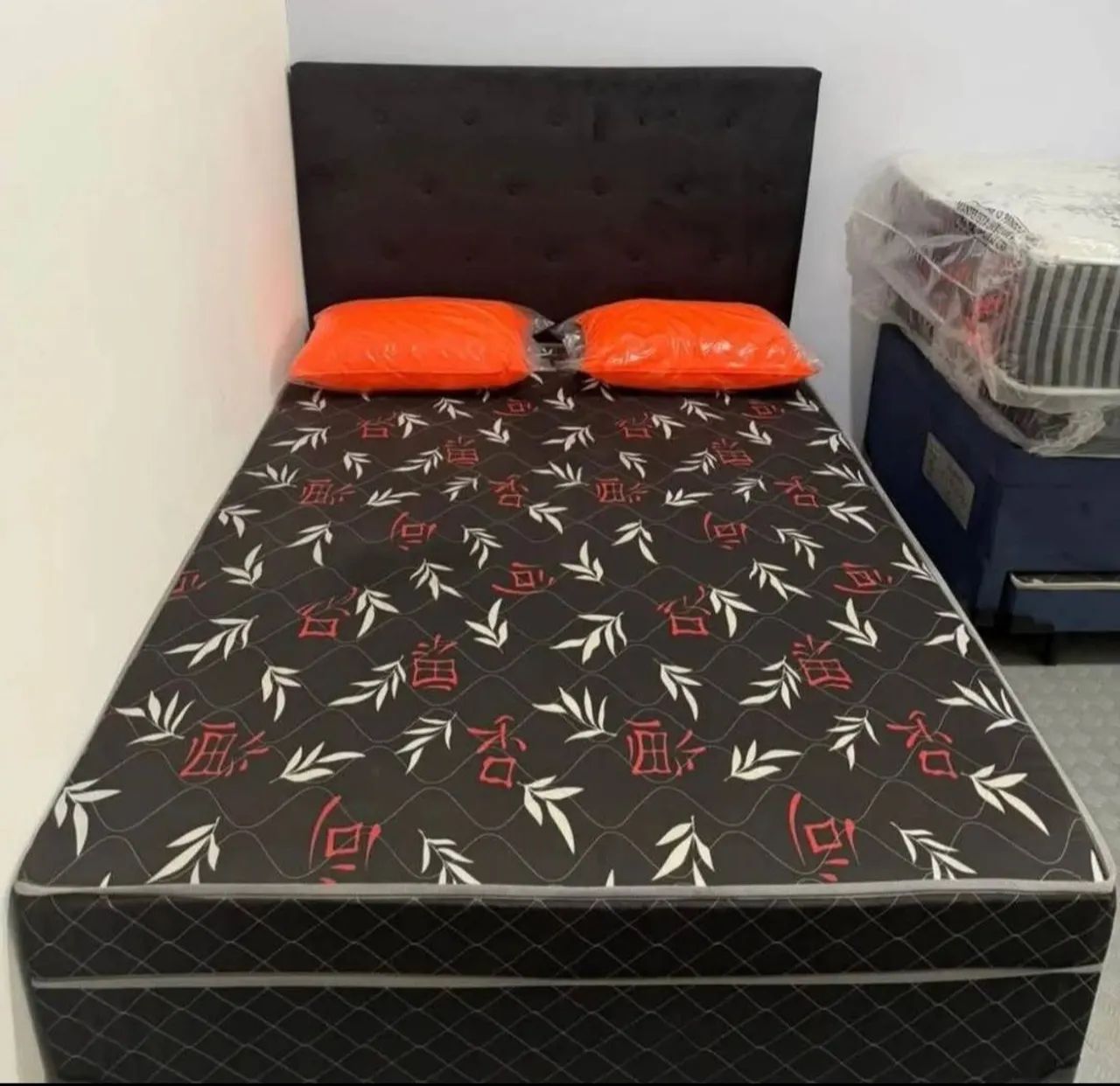 CAMA CASAL BOX CONJUGADA COM 20CM DE ESPUMA COM OU SEM MOLAS  - Foto 2