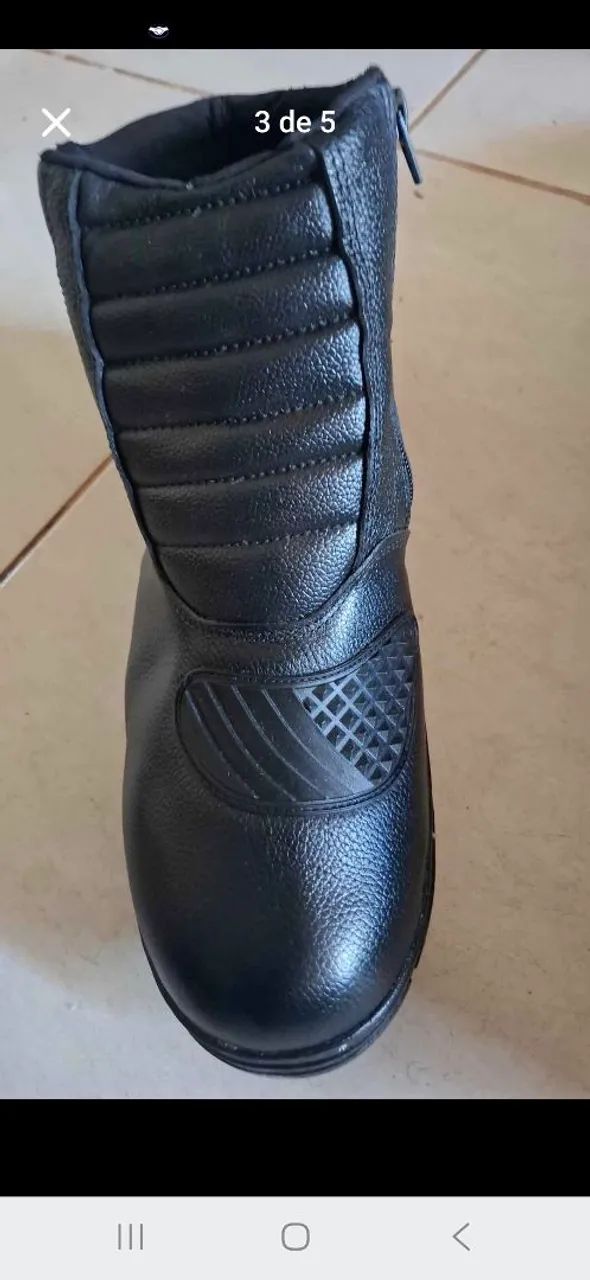 Bota de motoqueiro  - Foto 3