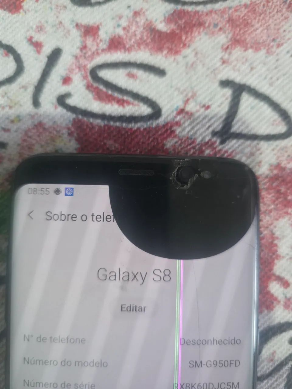 Samsung galaxy s8 64gb quebrado - Foto 2