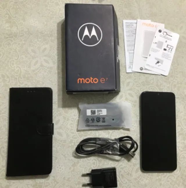 Celular moto e7 novo 