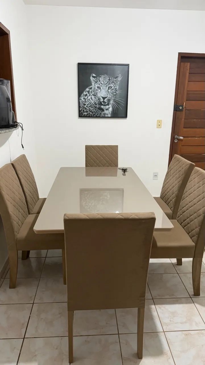 Mesa 6 lugares - vidro  - Foto 4
