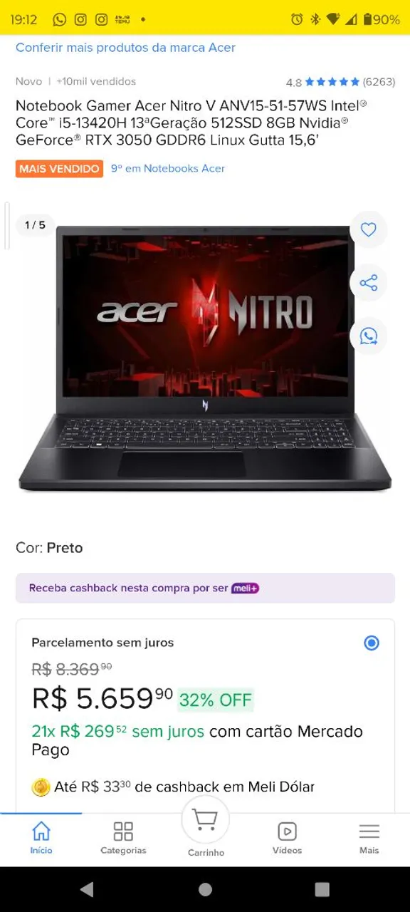Macbook Air 13 Retina 2018 i5 16GB 256GB - Notebooks - Jardim
