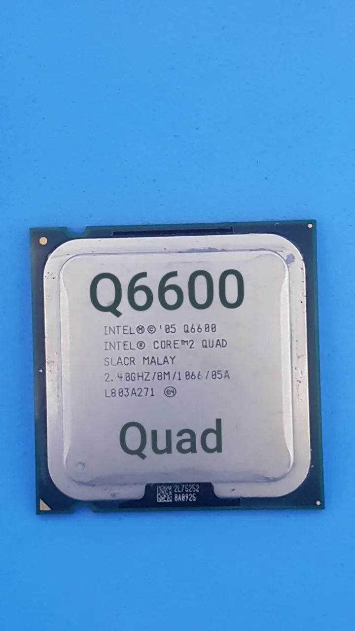 Processador Intel Core 2 Quad-Q 6600,  2.4 Ghz, 8 MB cache e 4 nucleos de processamento. - Foto 2