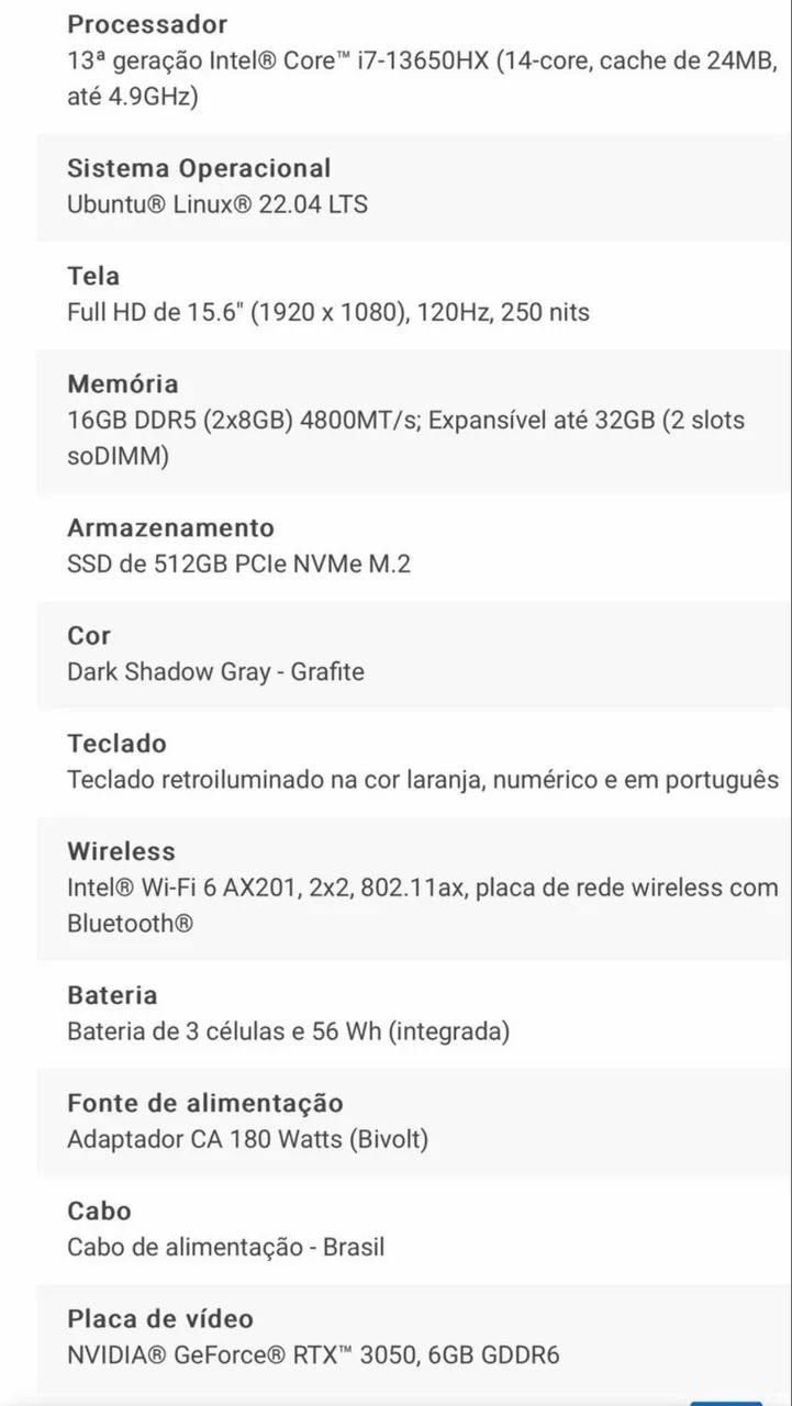 Notebook DELL G15 - Foto 5