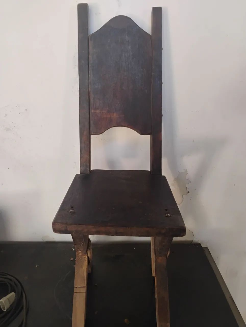 Cadeira antiga para restauração e decoração  - Foto 4