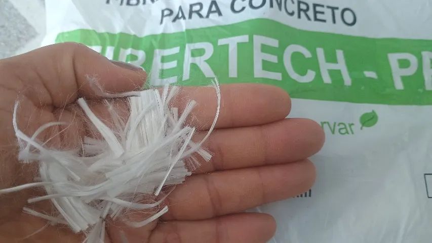 fibra de polipropileno para concreto + / - 500g