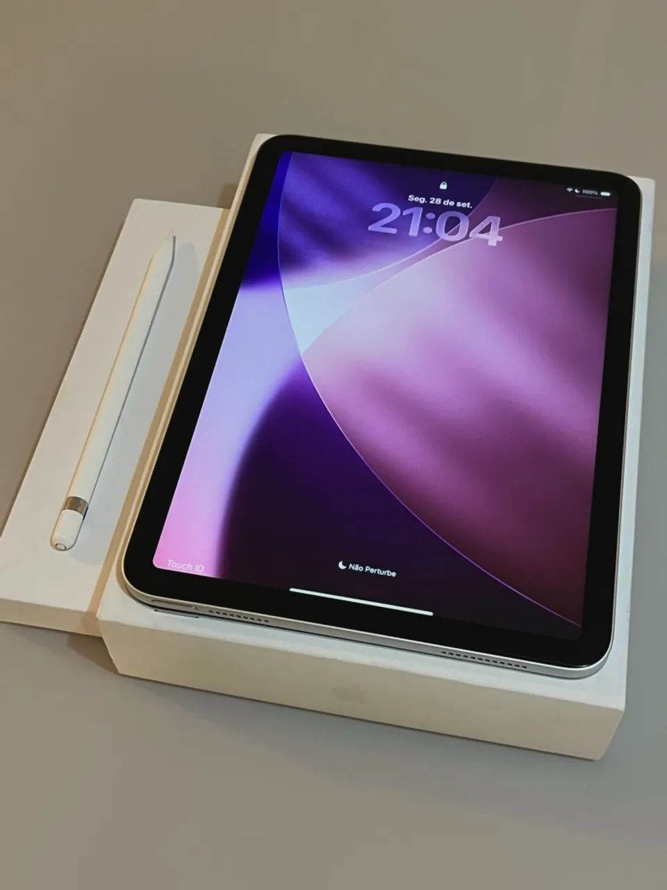 iPad 10 Geração 256GB 96% + Apple Pencil 1 Geração