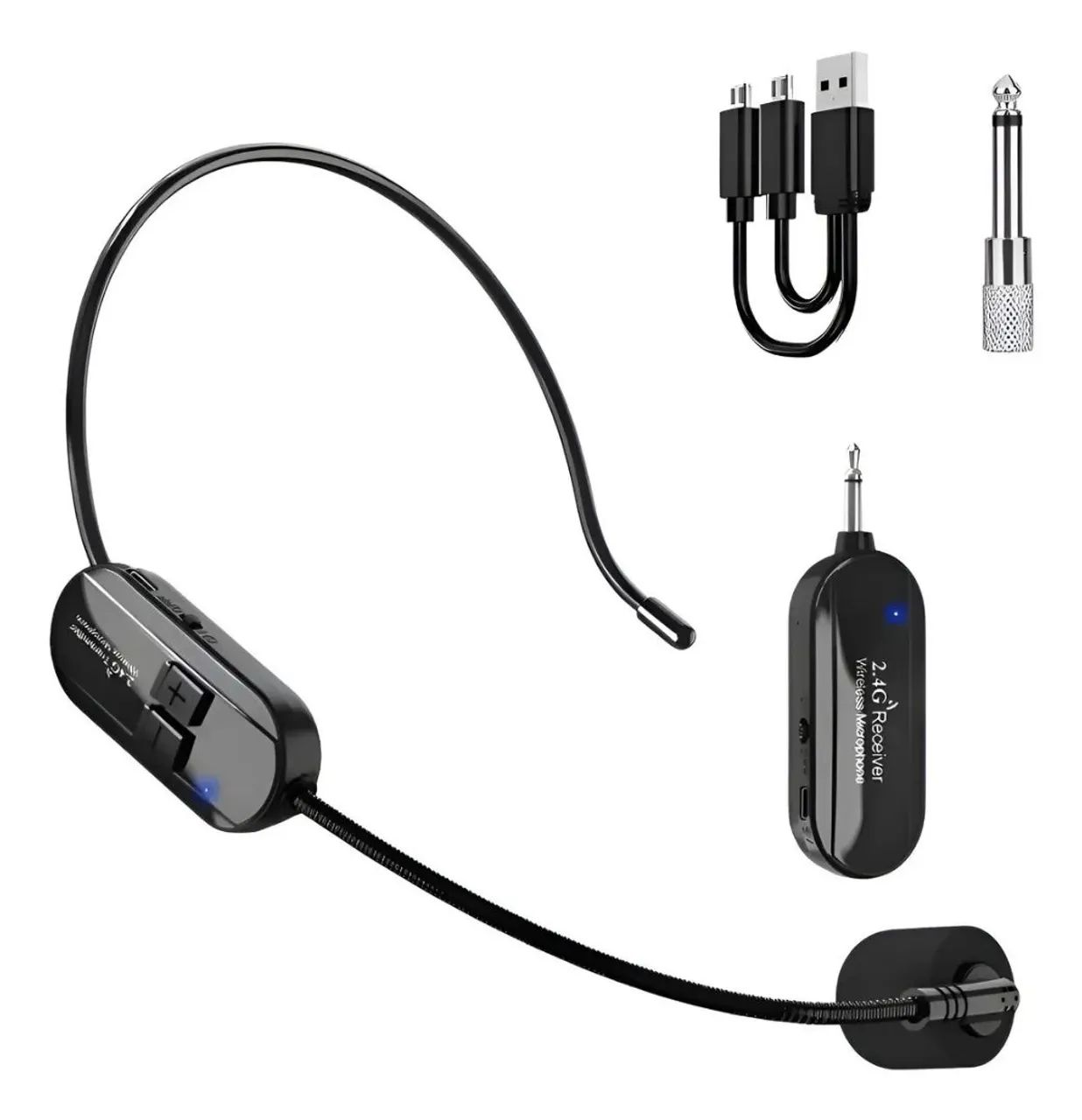 Microfone headset sem fio palestras, reuniões  - Foto 4