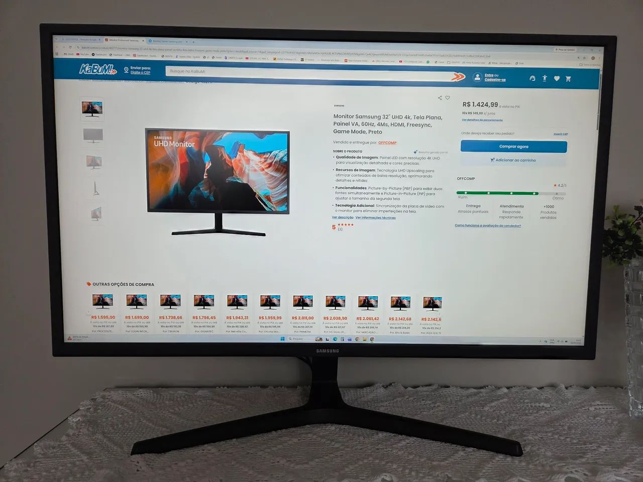 Monitor samsung 4k  - Foto 2