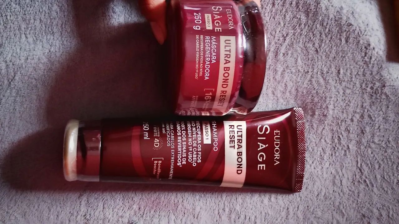 Kit shampoo e máscara lançamento Eudora