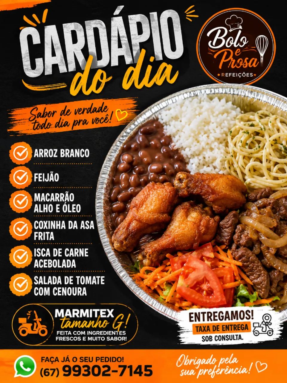 Bolo e Prosa MARMITEX