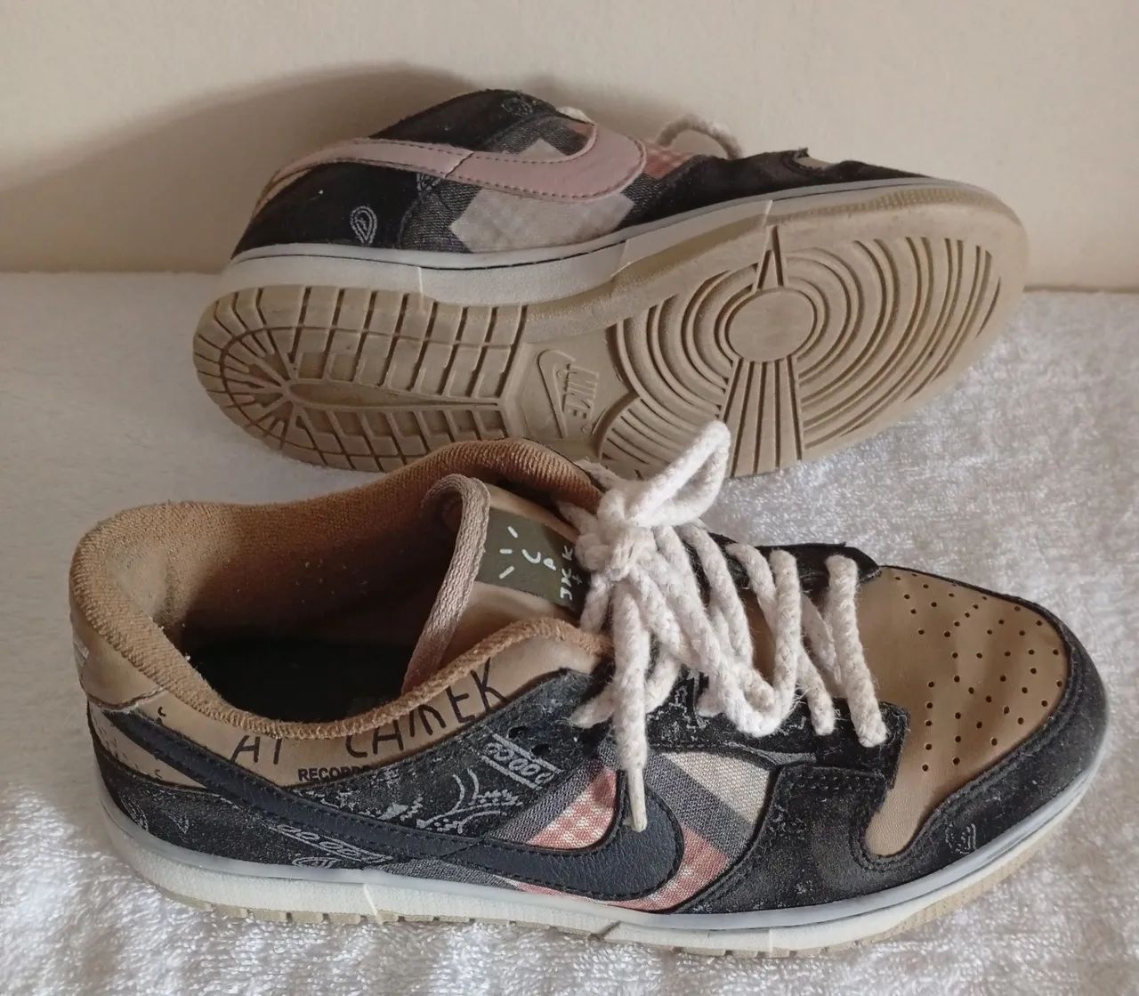  Nike SB Dunk Low Travis Scott Tam 36 - Foto 4