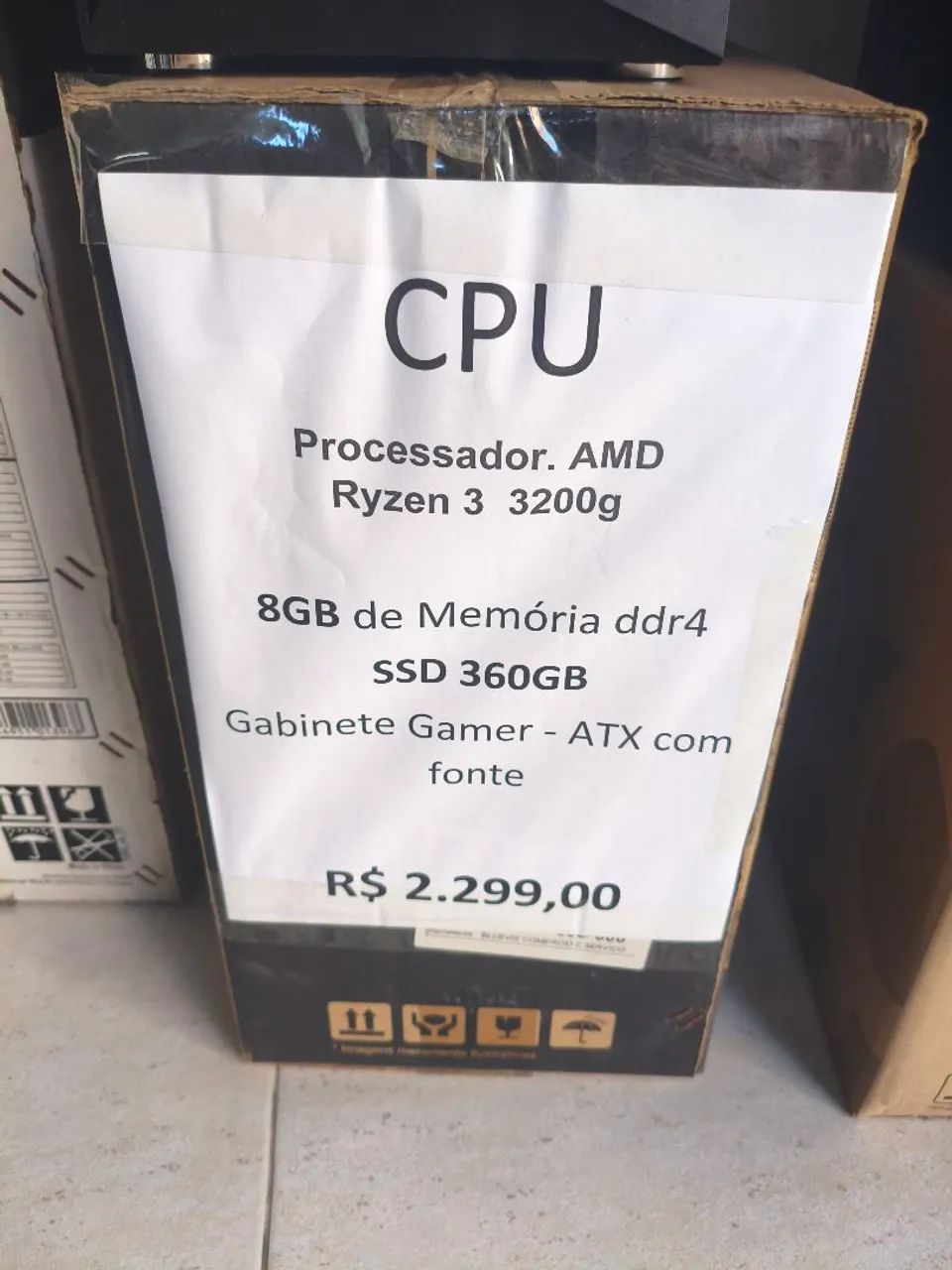 Cpu Gamer Ryzen - Jr informática e Games