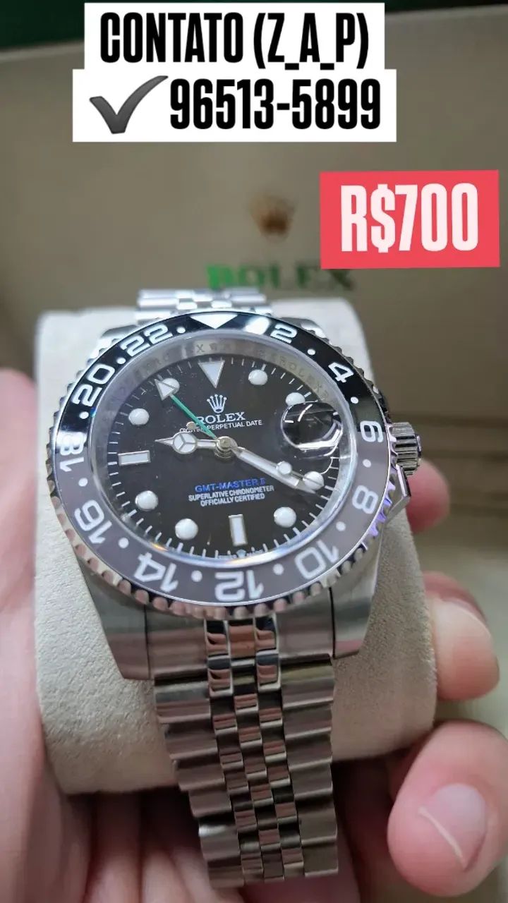 Relógio Rolex Bruce Wayne Automático  - ENTREGAMOS  - Foto 2