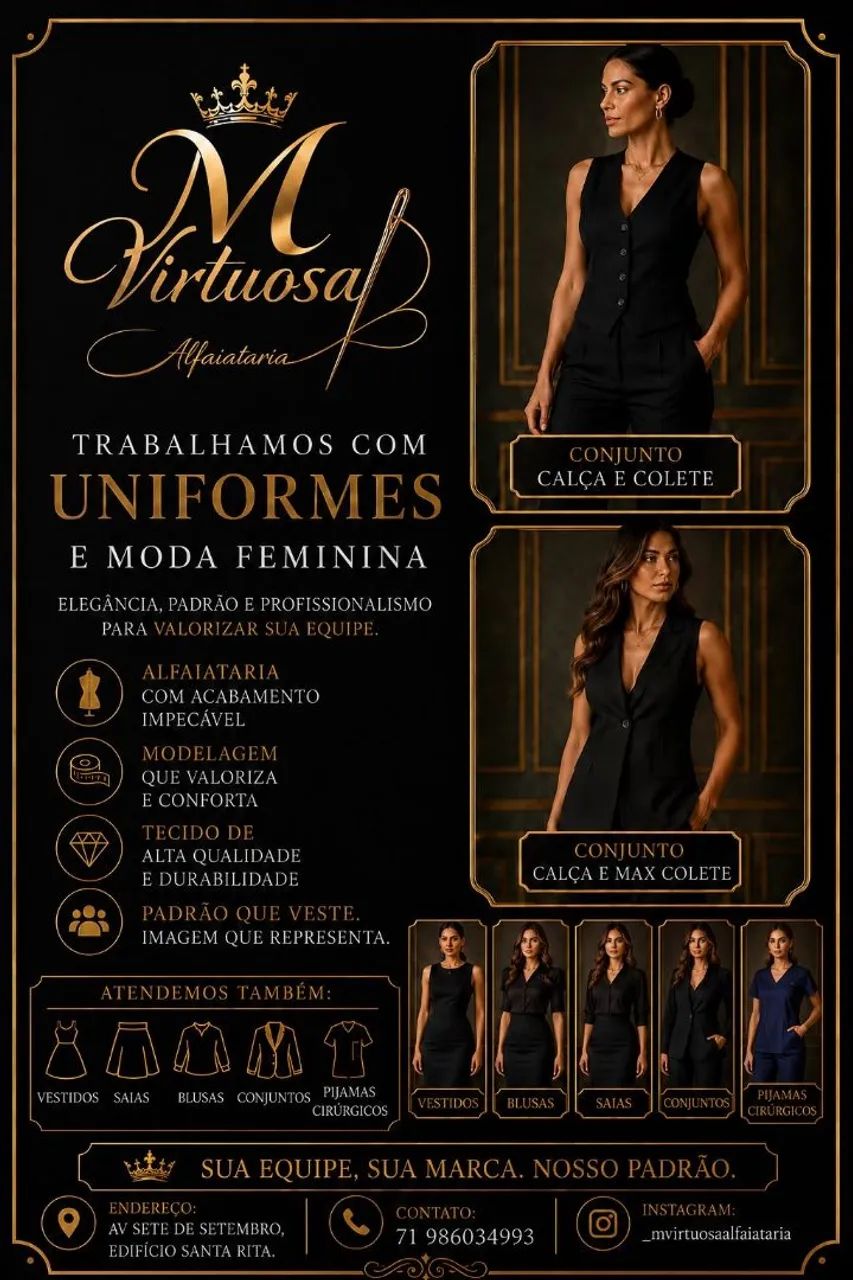 Uniformes e Alfaiataria 