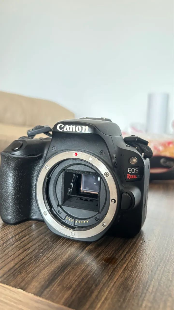 Câmera cânon sl2 mais lente 17:50 mm em bom estado  - Foto 5