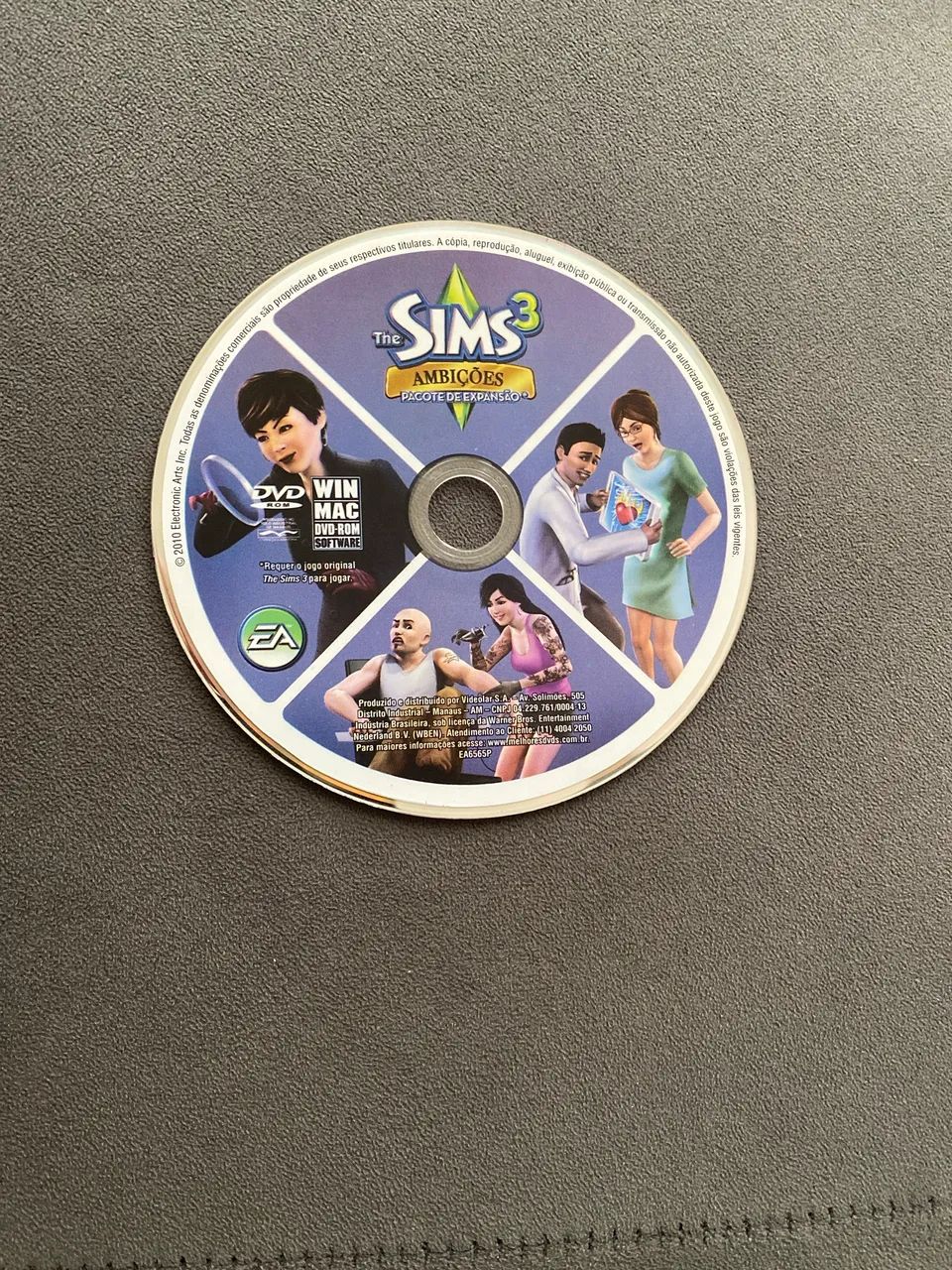 Jogo The Sims só o DVD