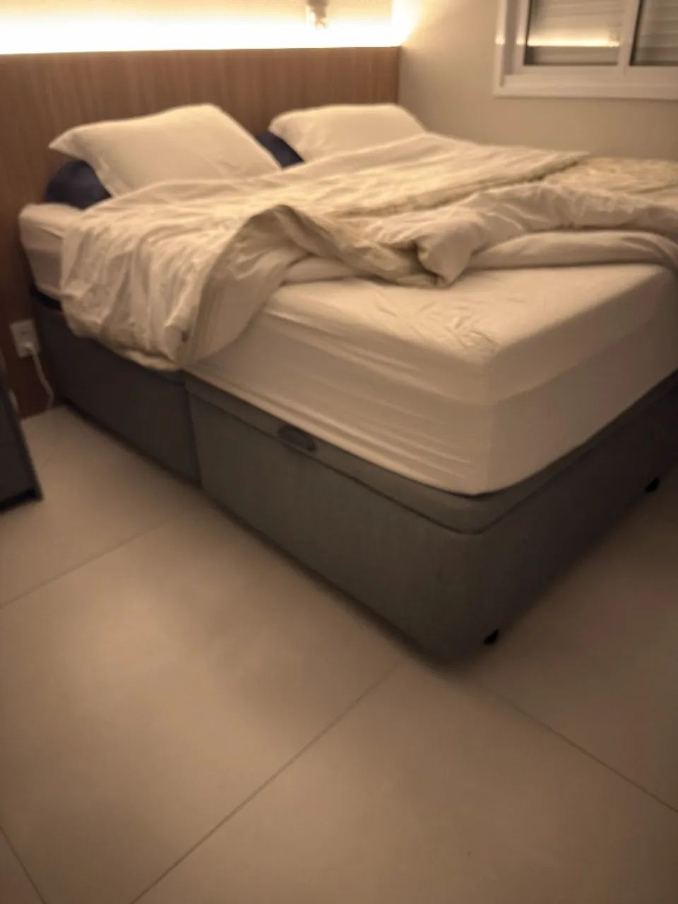 Base Baú Zissou King Size Bi Partida - Foto 3