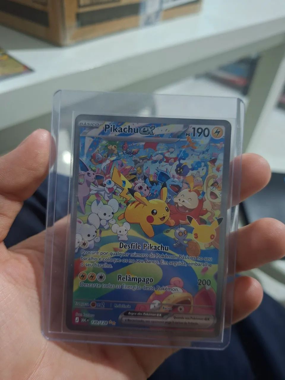 Pikachu ex coleção 30 anos