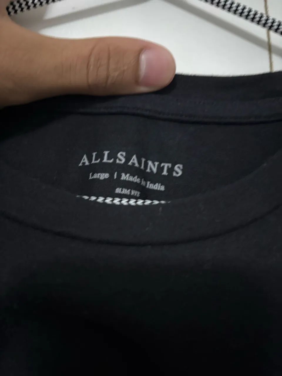 camisa all saints preta G - Foto 3