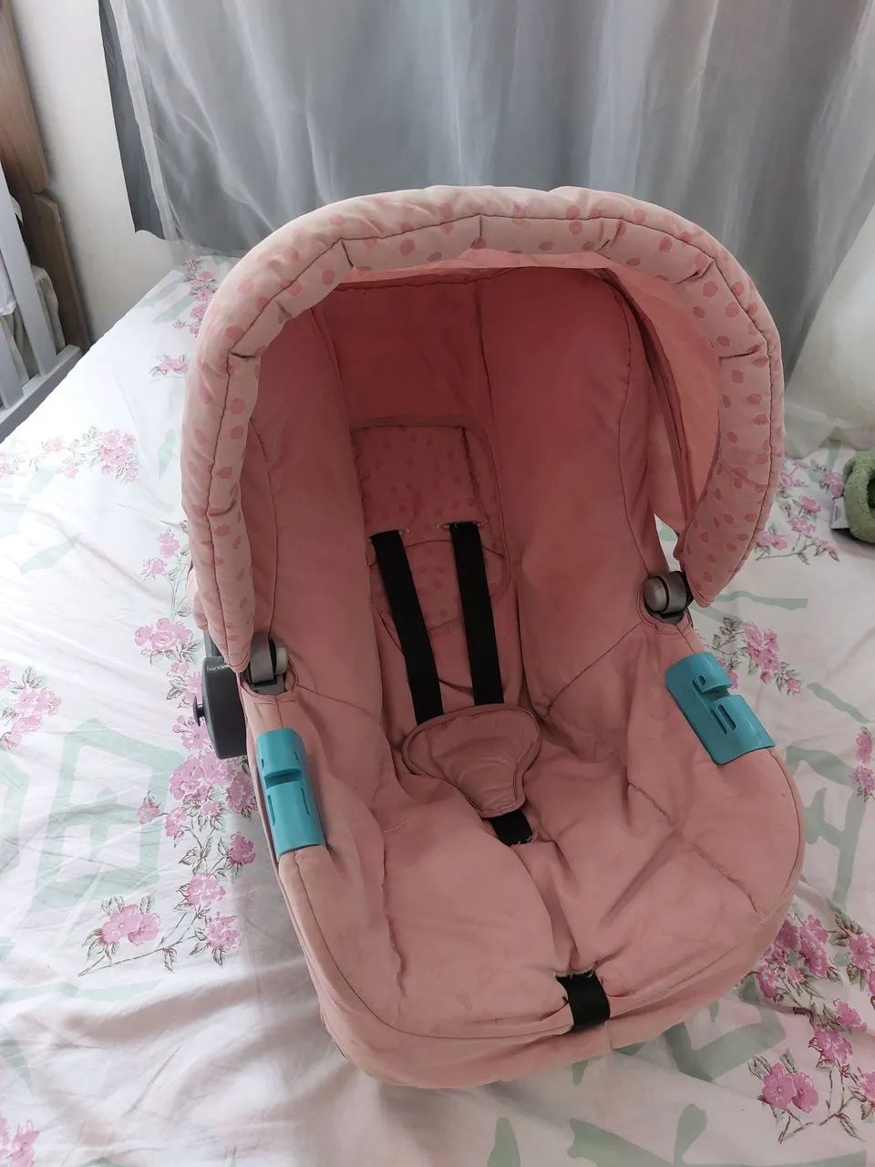 Bebê Conforto Burigotto Evolution até 13 kg - Rosa - Foto 4