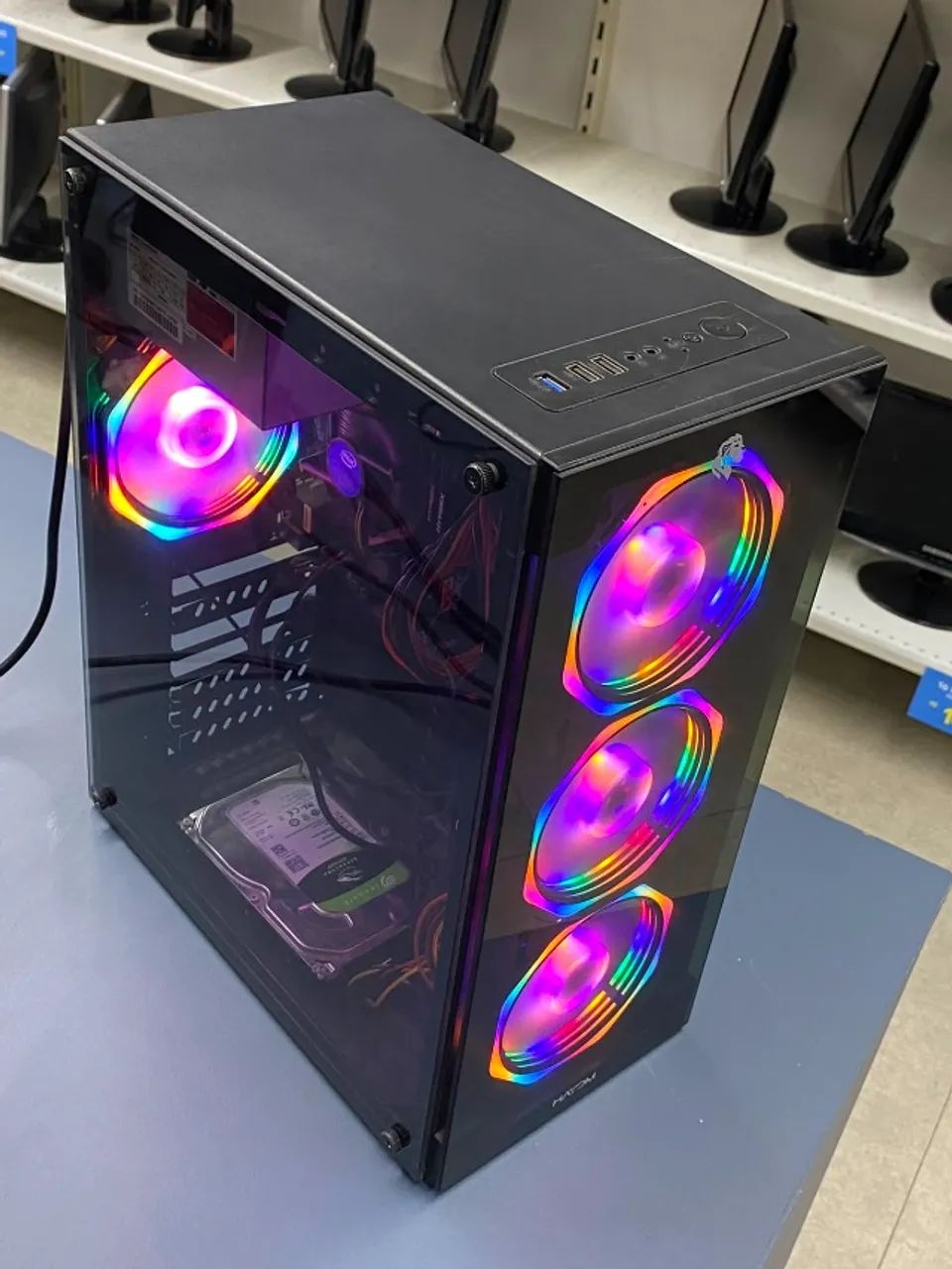 Computador Gigabyte H110 Intel Core i5-7400 8GB HyperX HD 1TB - Foto 2
