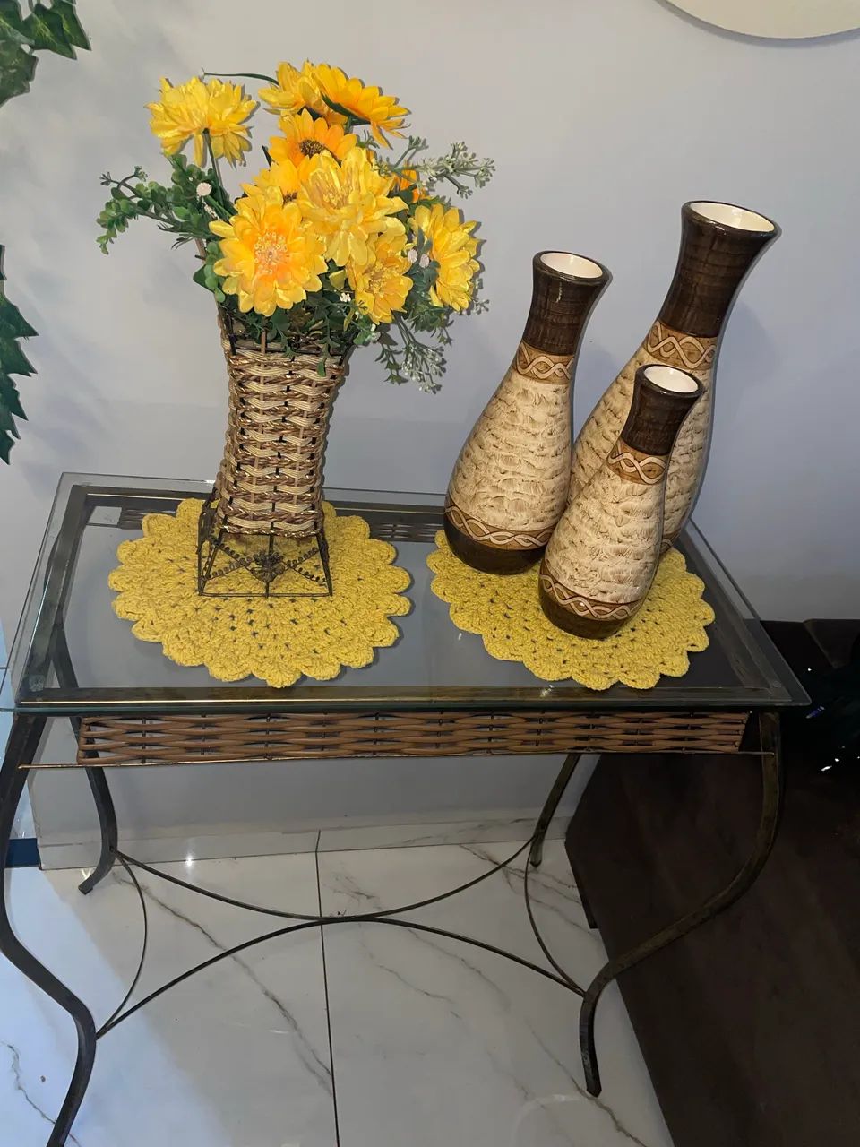 Mesa de decoração de vidro  - Foto 2